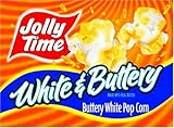 Jolly Time White and Buttery Butter Flavor White Microwave Popcorn, 3-Count Boxes (Pack of 12)