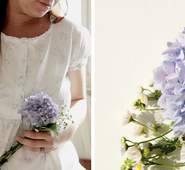hydrangea and my summer dress