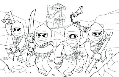 Printable Ninja Coloring Pages