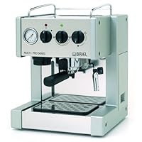 Briel ES200APG-TB Multi-Pro One Group Thermo Block Espresso Machine with Auto Espresso Flow, Steel/Silver