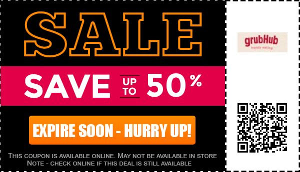 GrubHub.com Coupons: $10 off Coupon, Promo Code 2017