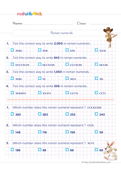 Whole Numbers Worksheets for Grade 6 PDF