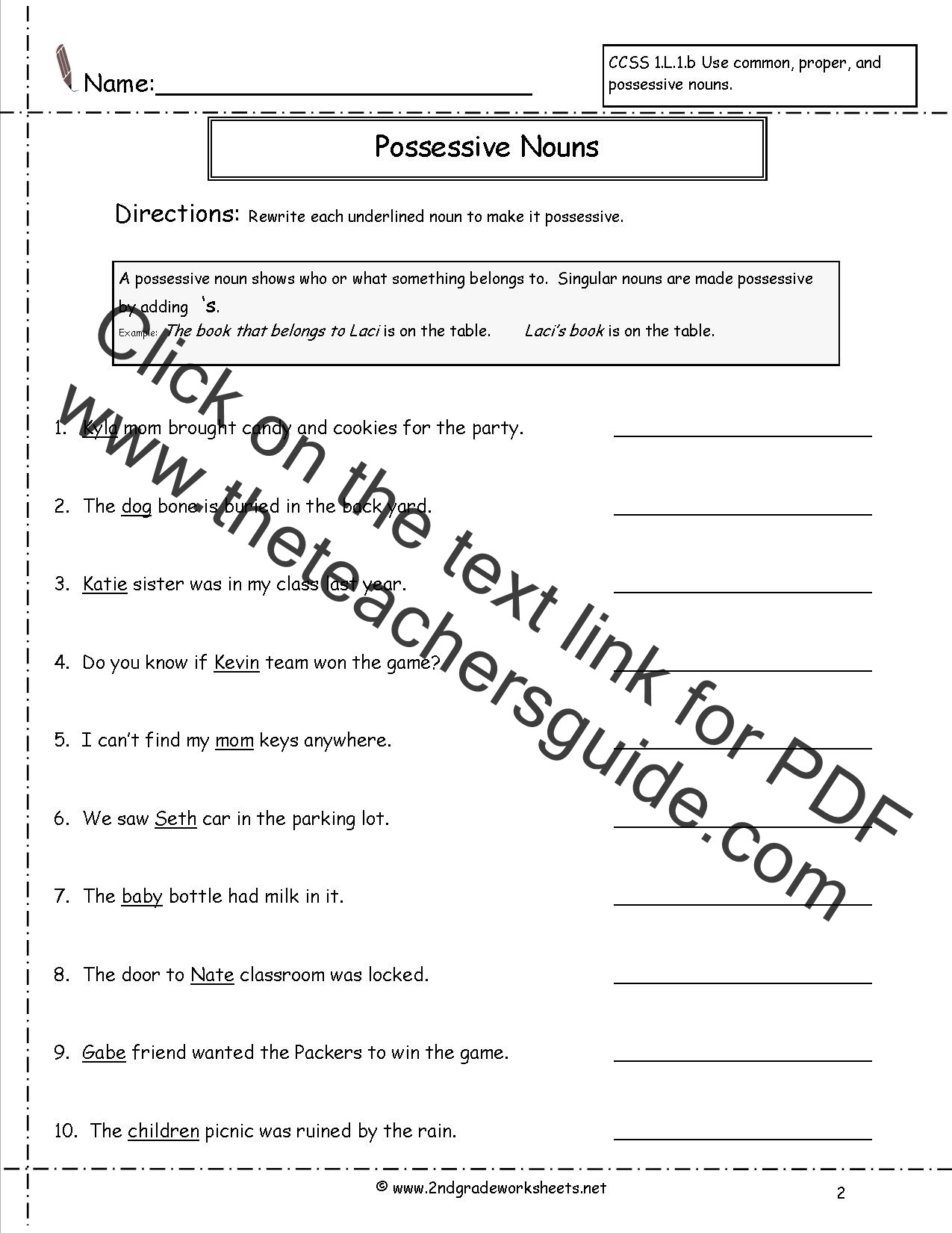 nouns worksheets and printouts