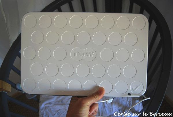 Test L Ecoute Bebe Tfm575 Avec Detecteur De Mouvements De Tomy Cerise Sur Le Berceau