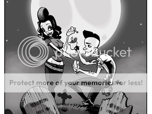 psychobilly tattoo. guys with tattoos,