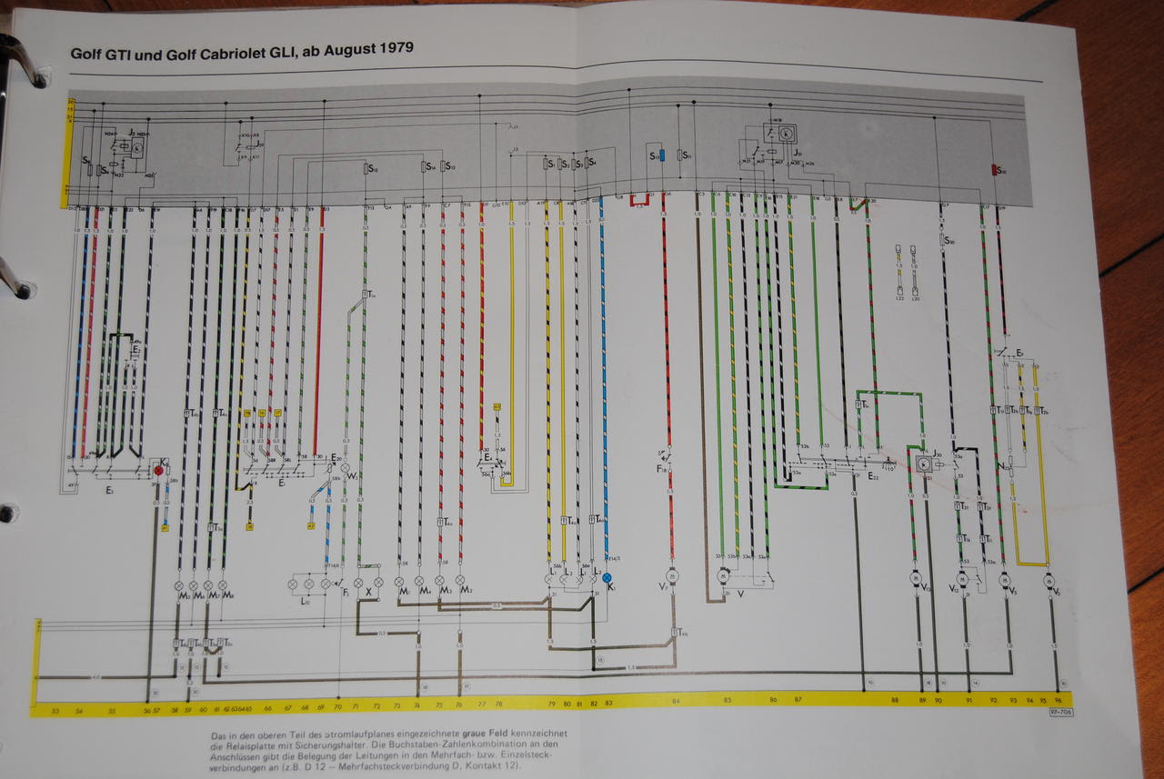 Schaltplan Golf 1 - Wiring Diagram