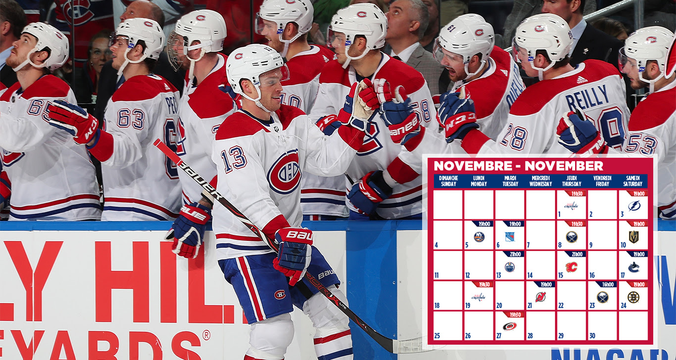 Calendrier 2018-2019 du Canadien de Montréal - Le 7e Match