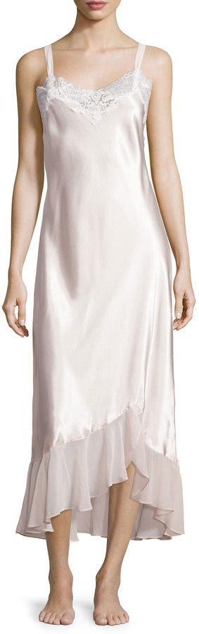 Oscar De La Renta Pink Label Always-A-Bride Long Nightgown ...