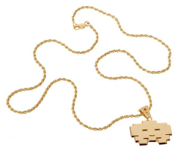We have already seen some fun Space Invaders necklaces for the guys in the 
