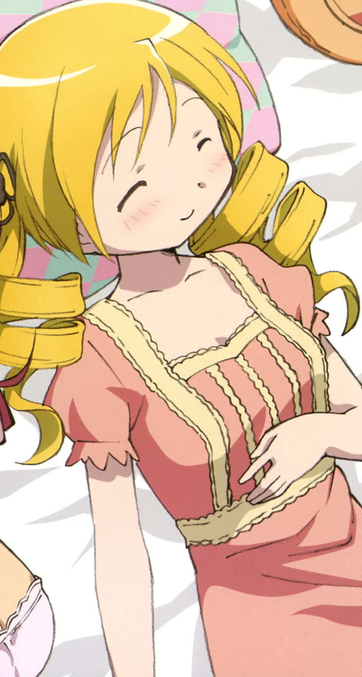 魔法少女まどか マギカ Iphone壁紙 画像 25 巴マミ Iphone5壁紙 744 1392 Ios7用 他 アニメ壁紙ネット Pc Android Iphone壁紙 画像