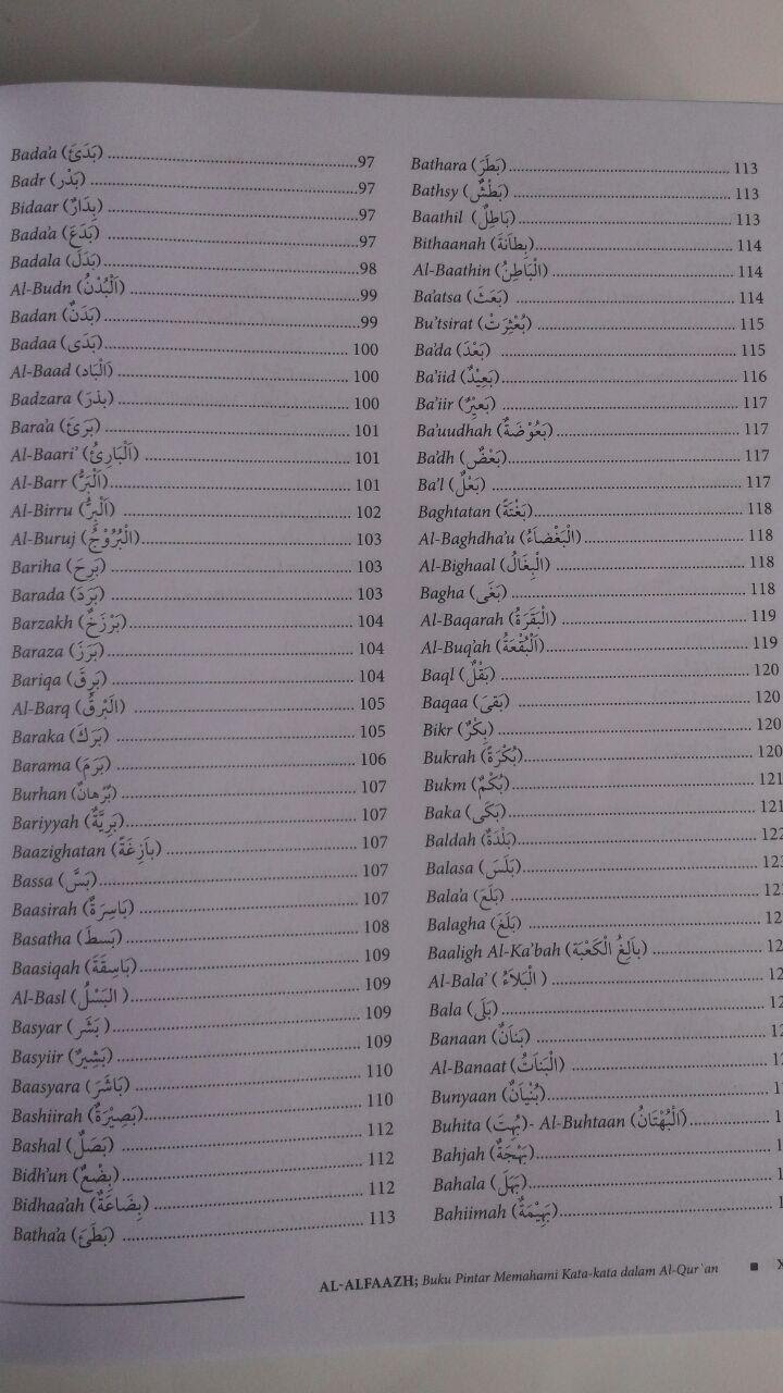 Buku Al Alfaazh Buku Pintar Memahami Kata Kata Dalam Al Qur an Buku Al Alfaazh Buku Pintar Memahami Kata Kata Dalam Al Qur an