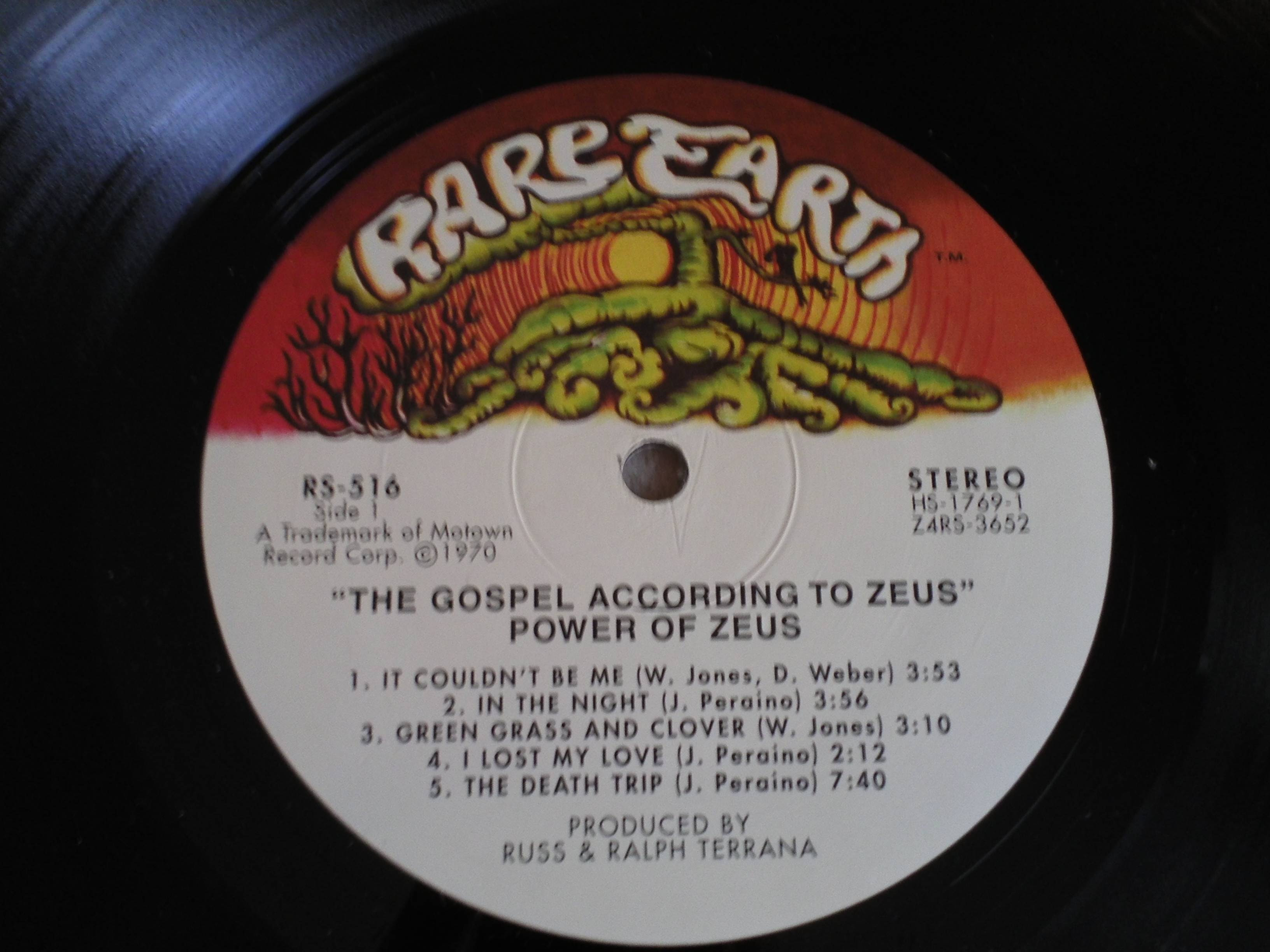 Power of Zeus: The Gospel According to Zeus (misprinted ...