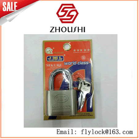 Supply Zhou S Lock Industry Large Round Corner Sublight Leaf Lock 50mm Iron Padlock Spot Manufacturers Direct Door Lock
