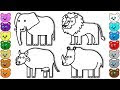 View Animal Worksheets Coloring PNG