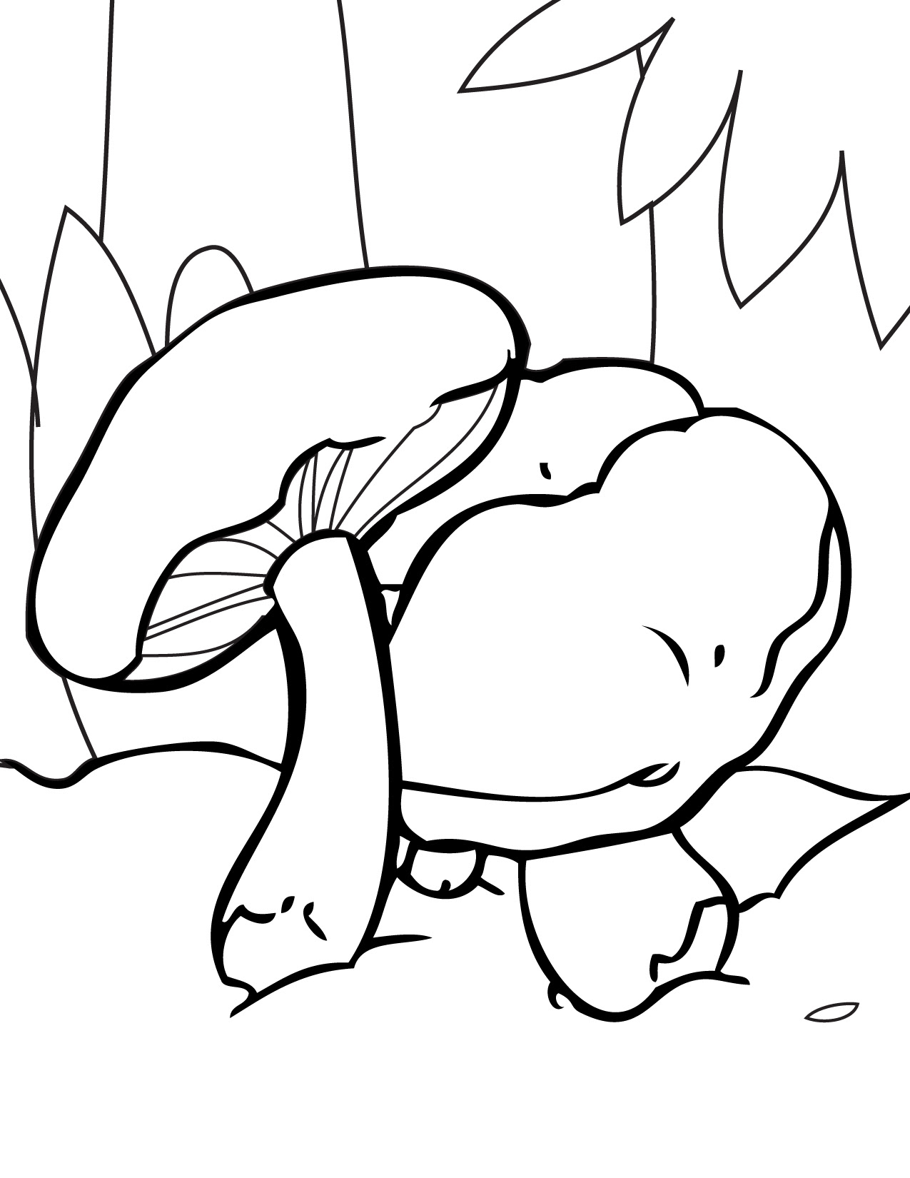 Download Mushroom coloring pages to download and print for free