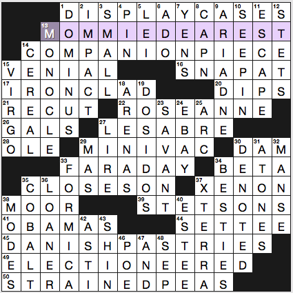 Saturday February 4 2017 Diary Of A Crossword Fiend