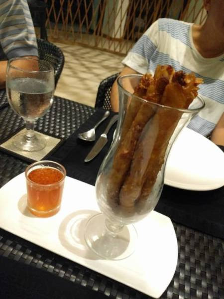 تقديم سيء للطعام 