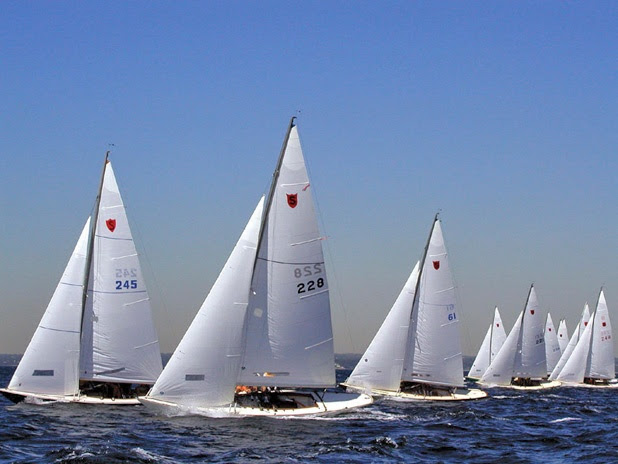 Shields one design sailboat ~ Jamson