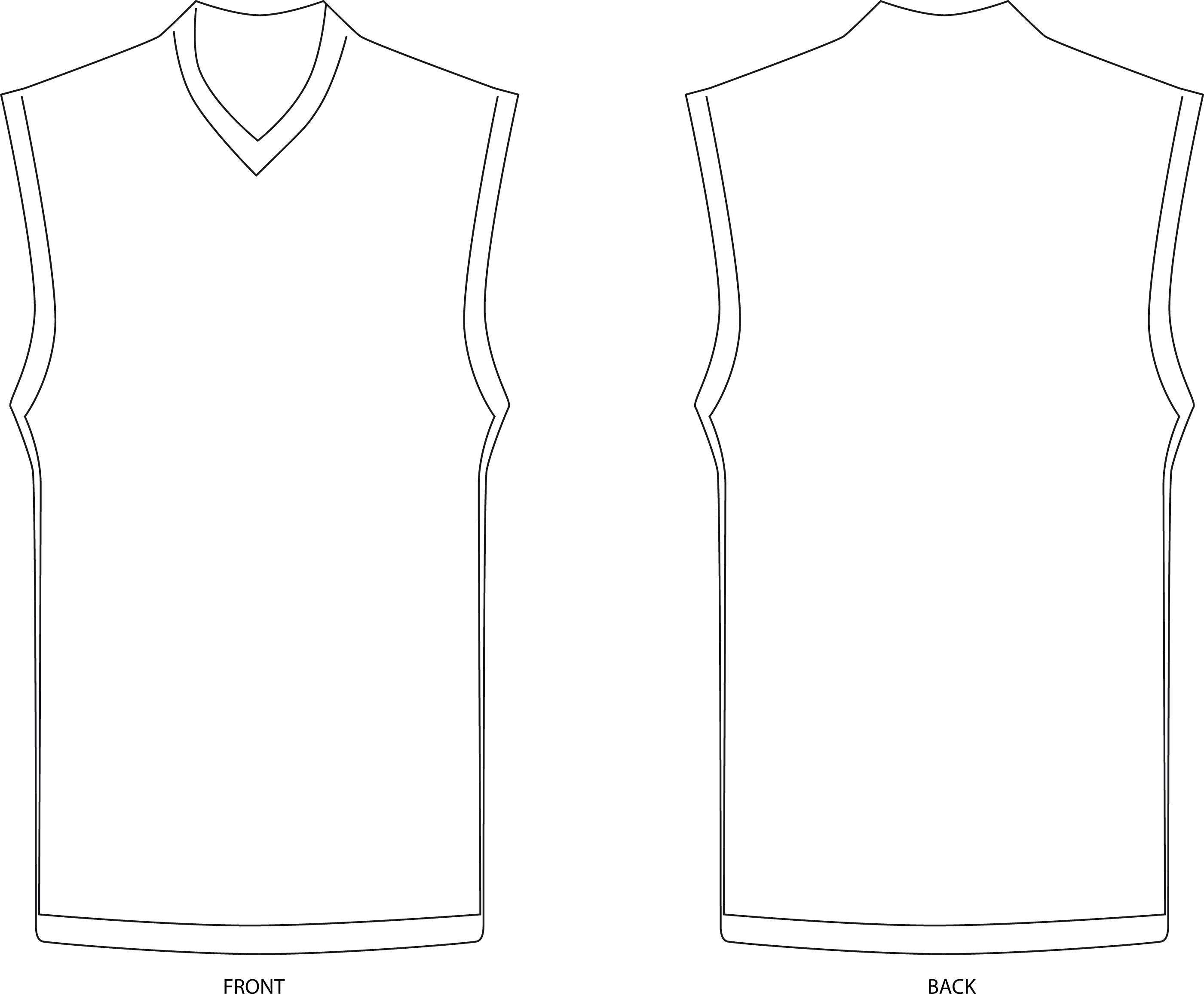 Cycling Jersey Design Template Clip Art Library
