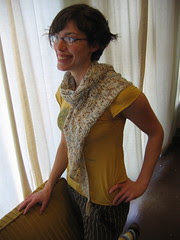 Vivian wearing Dorothy's Basket