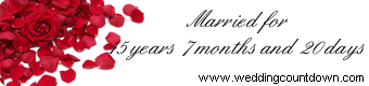 wedding ticker