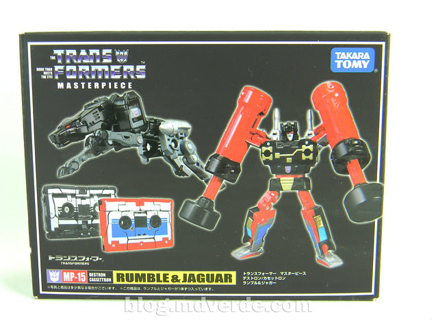 Transformers Rumble & Jaguar Masterpiece - caja