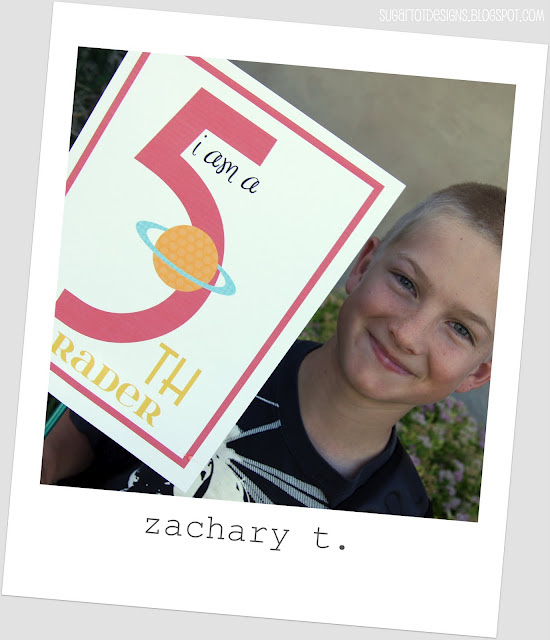 Back to School Printable Signs