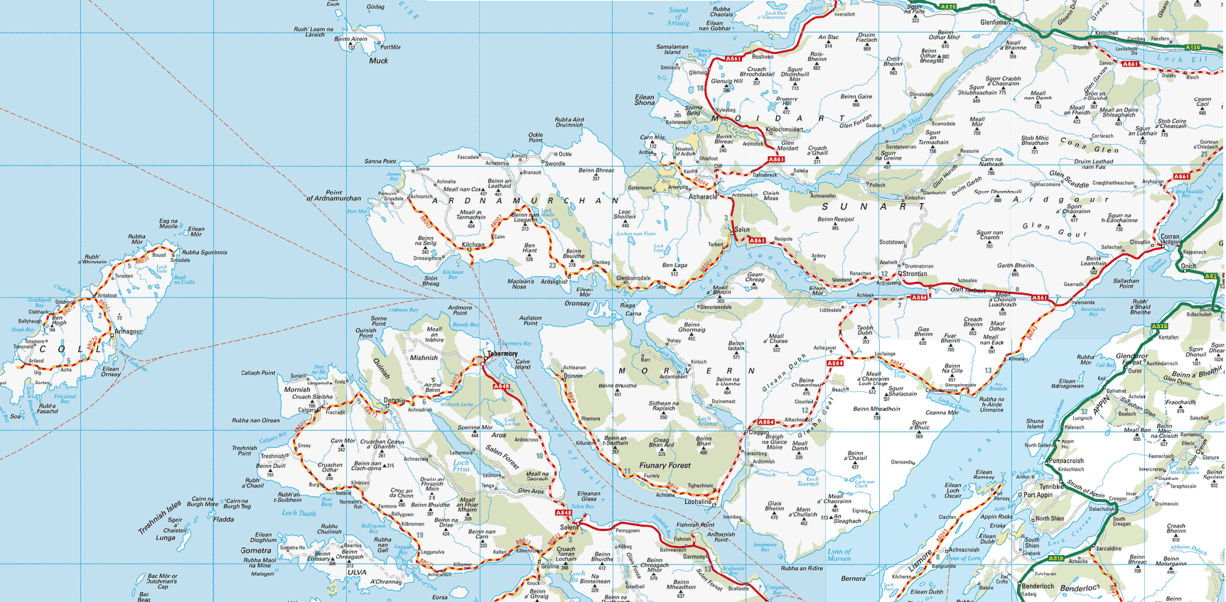  Coast of Scotland. For holidays in the Scottish Highlands of Argyll