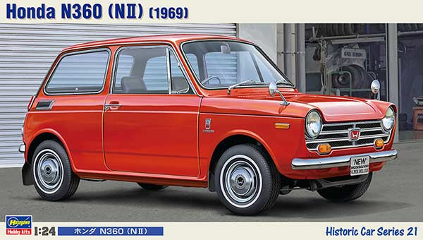 Hasegawa 1/24 N360 (NII) (1969) (HC21) English Color Guide & Paint Conversion Chart