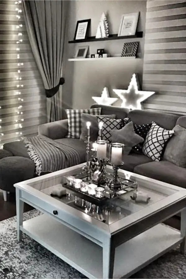 Cozy Neutral Living Room Ideas - Earthy Gray Living Rooms ...