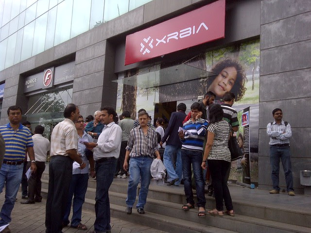 Pune real estate investors at XRBIA Booking Venue, temporarily rented showroom, ICC Trade Towers, Senapati Bapat Road, Pune 411016