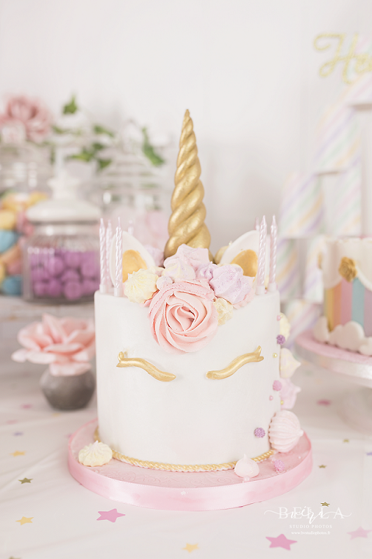 Anniversaire D Heaven Huit Ans Theme Licorne Pastel