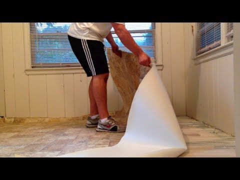 HOW TO INSTALL VINYL FLOORING SIMPLE STEPS TO FOLLOW - YouTube