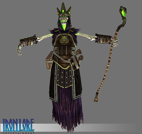 Titan Quest Liche King model by James Brian Jones