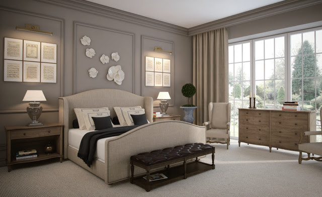French Romance- Master Bedroom Design