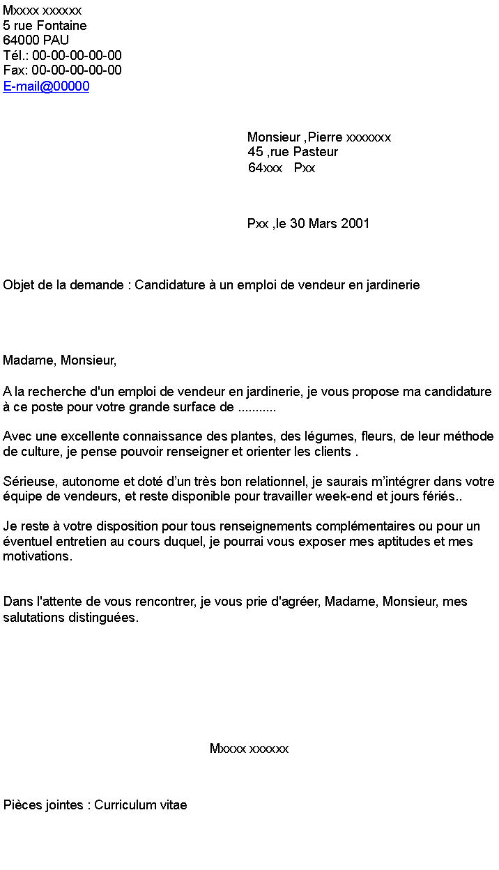 Lettre de motivation vendeur en bricolage - laboite-cv.fr