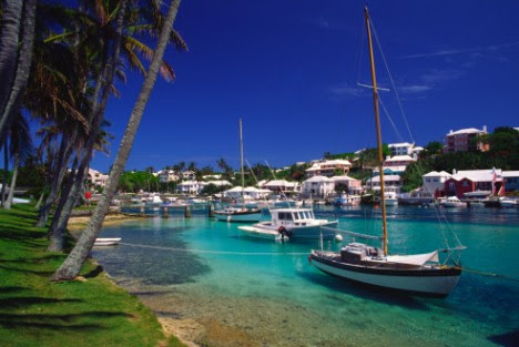 From Guantanamo to this: Four Chinese detainees have been sent to the British Overseas Territory of Bermuda (file photo)