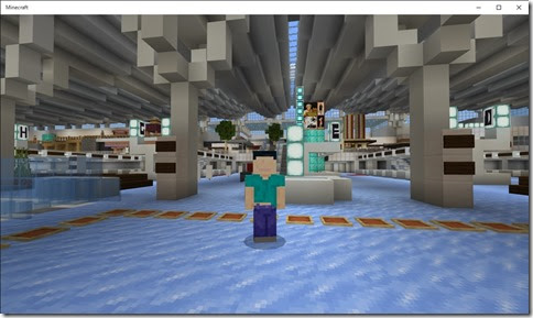 Minecraftで羽田空港第3ターミナル建設 到着階2fをざっくりと作ってみたの編 地滑小心な羽田空港ブログ
