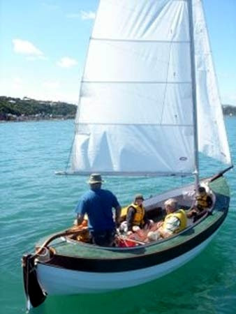 6 m whaler. a clinker built double ender in the