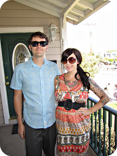 looking pretty preggo!