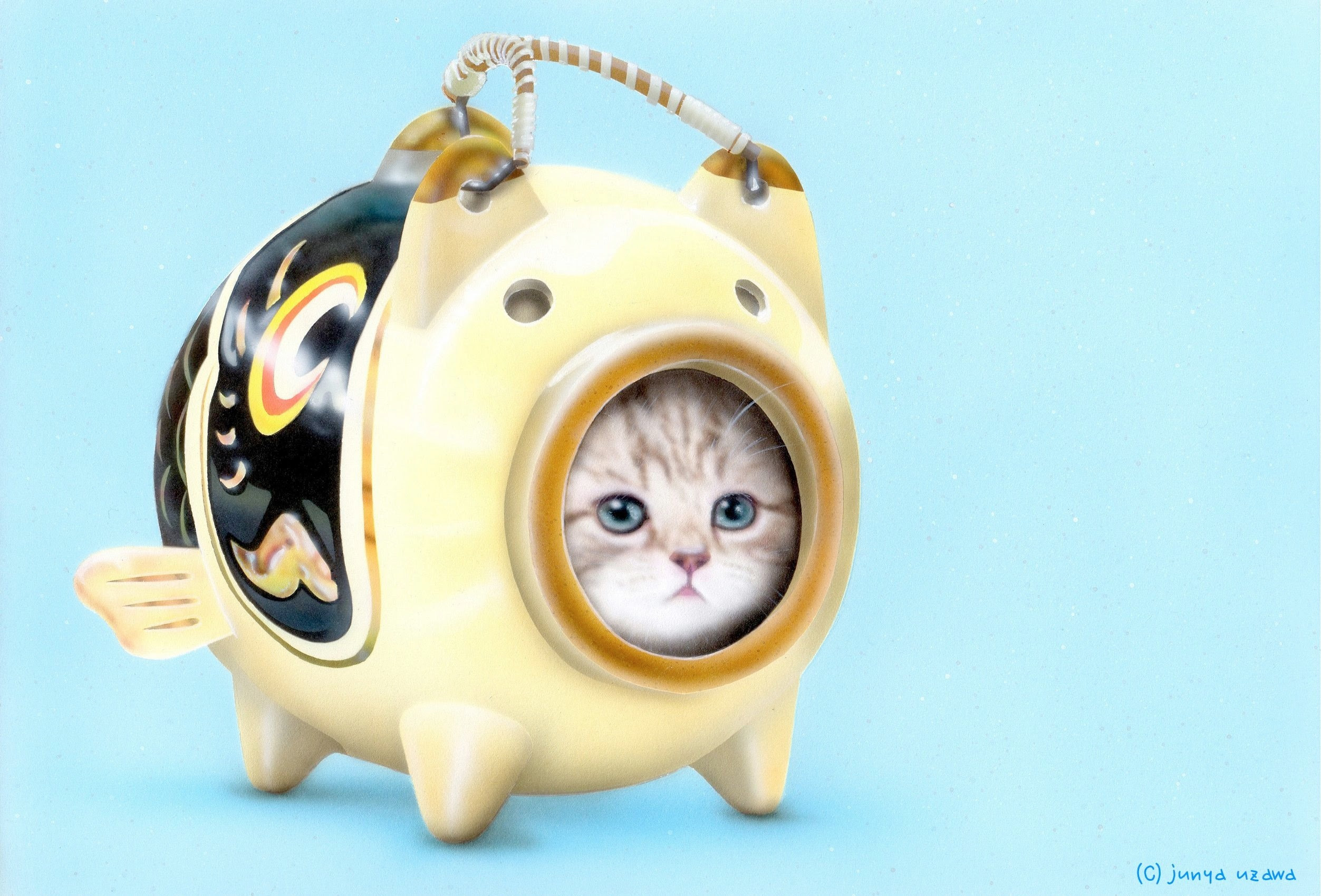 5月のデスクトップピクチャ 壁紙 Junya Blog 猫 犬 リアリズム絵画