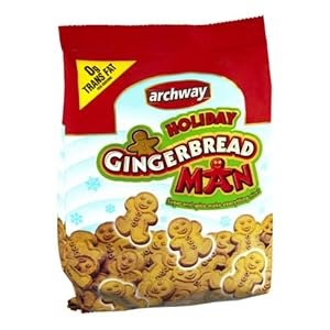 Amazon.com : Archway Holiday Gingerbread Man Cookies ...