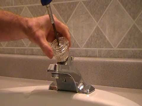 How to replace-repair a leaky moen cartridge in a bathroom ...