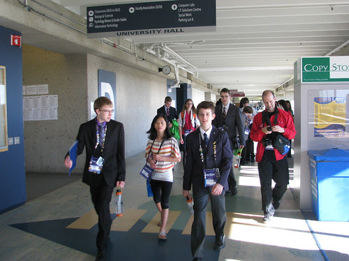 Heading to judging