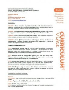 exemple de cv quebecois pdf