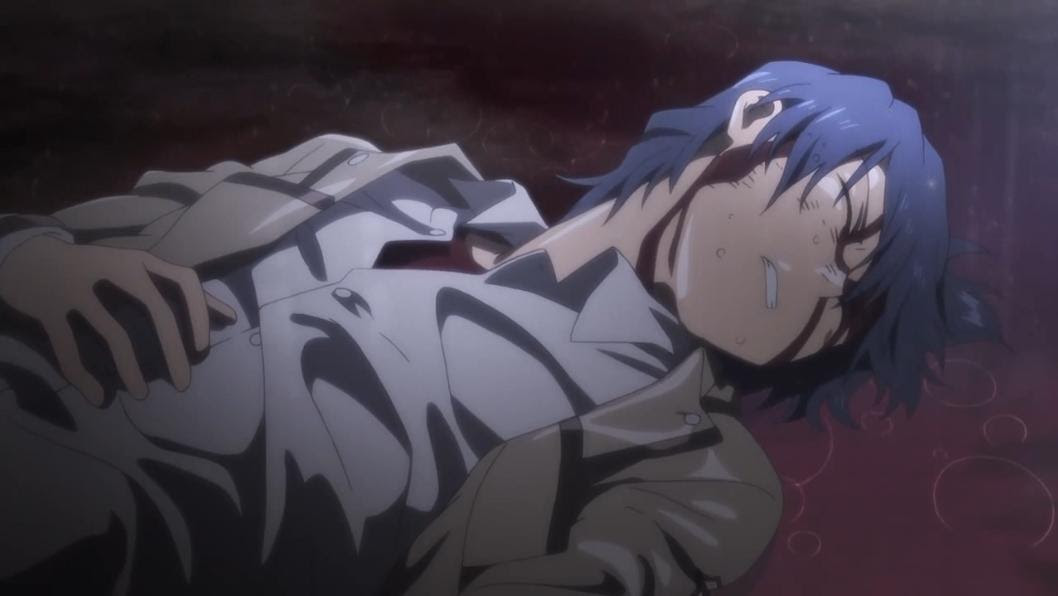 ユニークアニメ 倒れるシーン