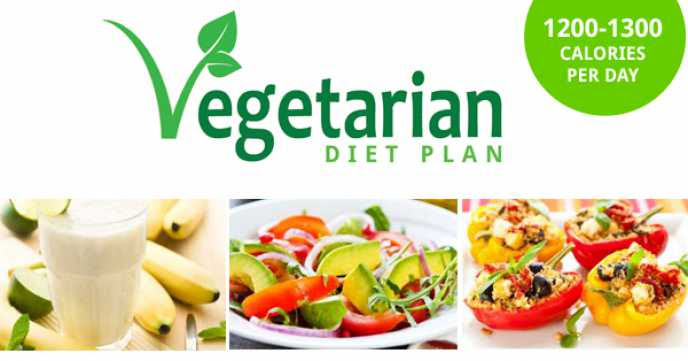 healthy vegetarian diet plan for weight loss contains
