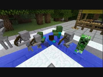 流れるプール作ってみた Minecraft ニコニコ動画