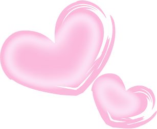 可愛いハートとリボンのイラスト 無料イラスト 姫系な素材