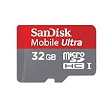 SanDisk Ultra 32 GB microSDHC Class 6 Memory Card 30MB/s with Adapter SDSDQY-032G-U46A